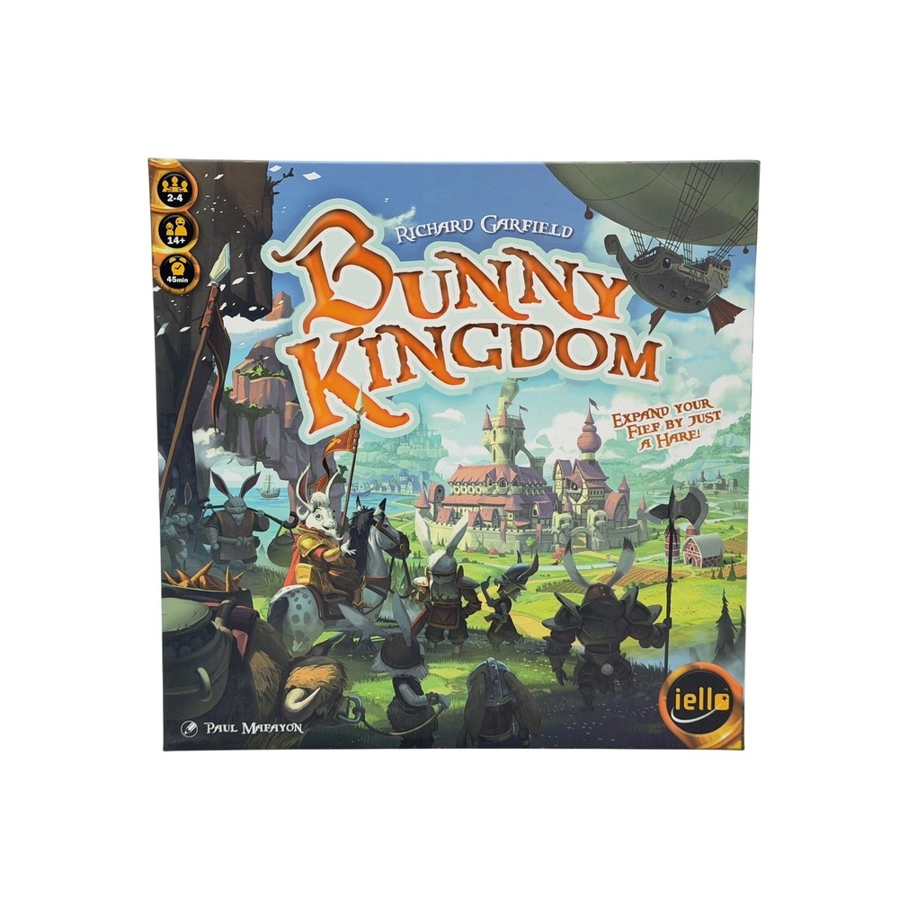 Iello Bunny Kingdom Board Game Night Strategy Drafting Richard Garfield Fantasy